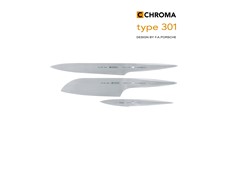 Produktbild Porsche knivset tranchérkniv, santoku + skalkniv P529