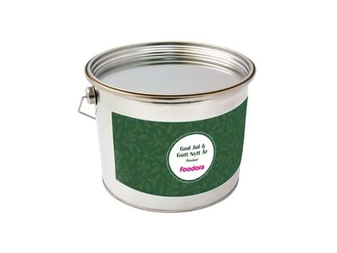 Plåthink med egen etikett  1400 g