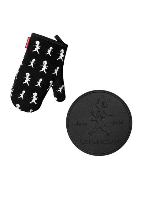 Solstickan grytunderlägg & grytvante