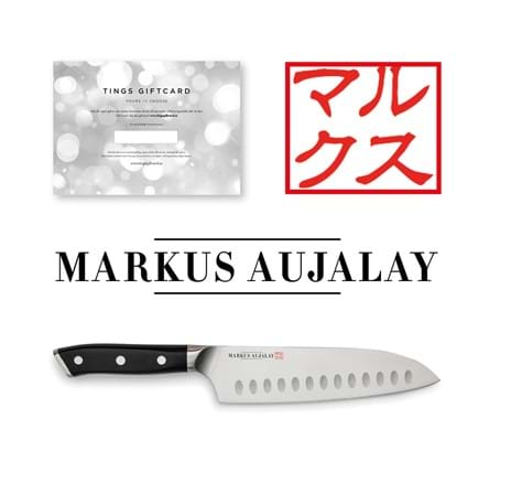 TINGS gåvokort + bonusgåva 1 japansk kockkniv