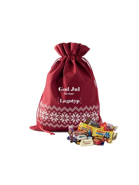 Julsäck Röd Stor