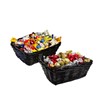 Svart julkorg inslaget godis, liten 1500g