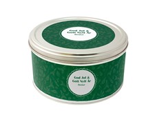 Produktbild Plåtburk med skumtomtar banderoll 550 g