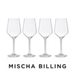 Mischas vitvinsglas 4-pack