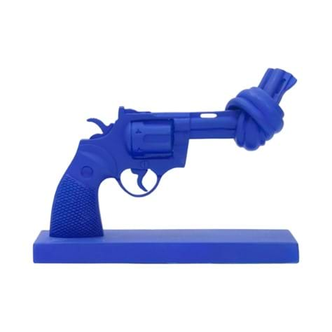 The Knotted Gun - Cobolt blue 19 cm