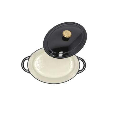 Pillivuyt Gourmet Garonne Gjutjärnsgryta Oval 4L