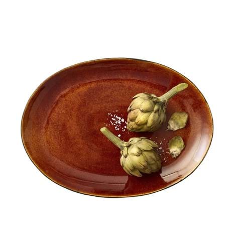 Bitz Fat Oval Svart/amber