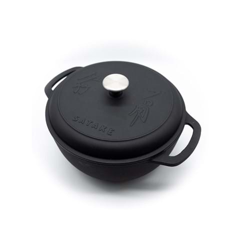 Satake Gjutjärnsgryta Mattemeljerad 22cm