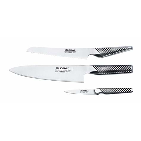 Global knivset 3 delar G-2, GS-61, GSF-15