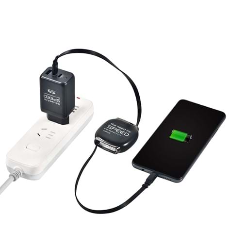 Laddkabel med adapter på 65W USB C
