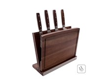 Produktbild Magnetiskt knivställ med bräda och knivset 4-delar