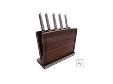Produktbild Magnetiskt knivställ med bräda och knivset 5-delar