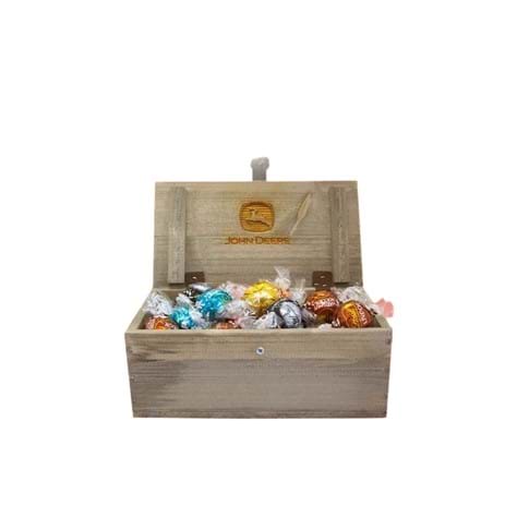 Trälåda med Lindtkulor 375g
