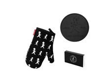 Produktbild Solstickan kit med grytvante, grytunderlägg & tändsticksask