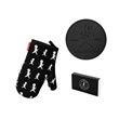Solstickan kit med grytvante, grytunderlägg & tändsticksask